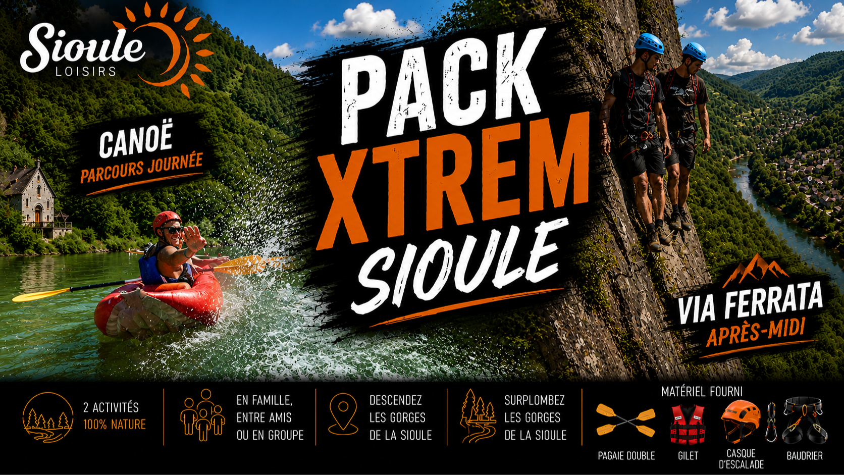 Pack Xtrem sioule résaligne