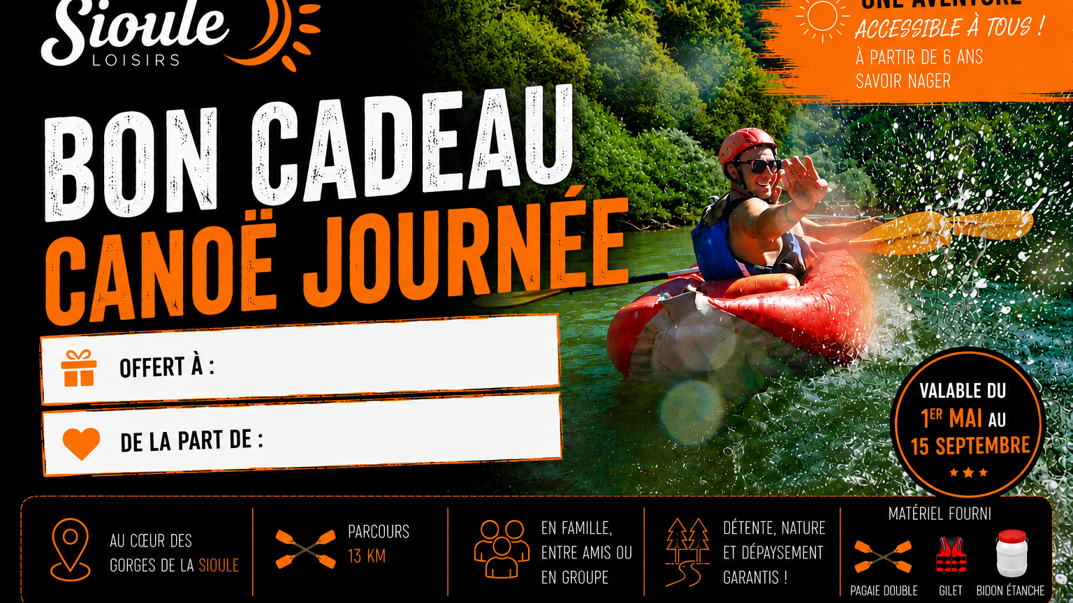 Bon cadeau résaligne journée